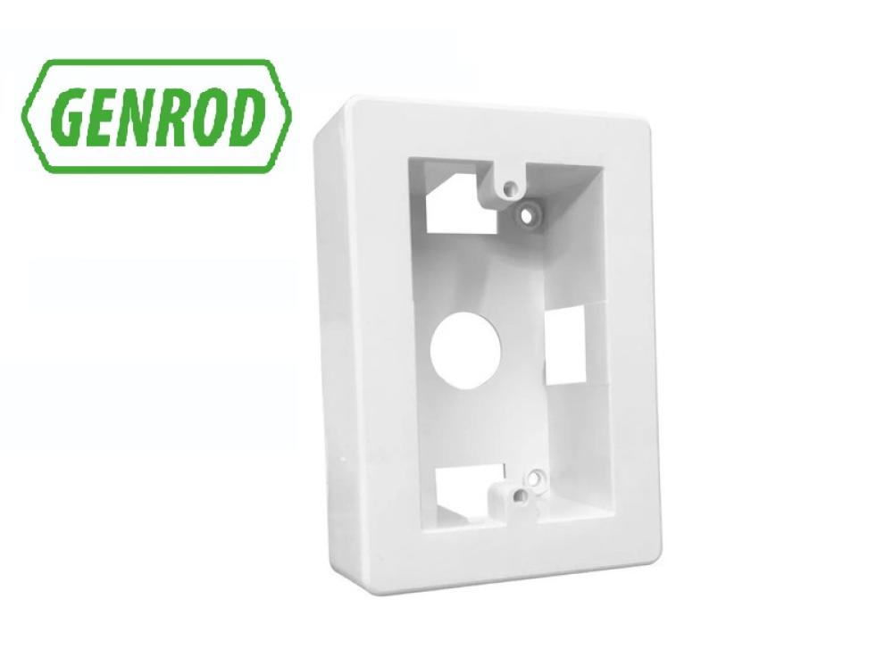 CAJA RECTANGULAR EXTERIOR 10X5 PARA CABLE CANAL GENROD