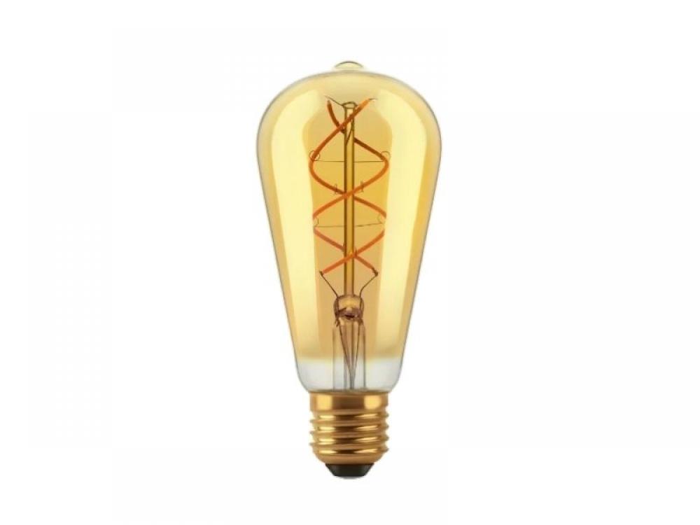 LAMPARA LED VINTAGE A60 AMBAR 2W E27 MACROLED