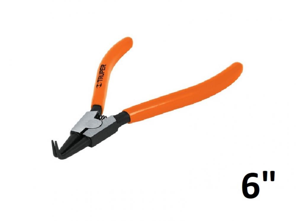 PINZA CURVA PARA AÑILLOS 6" TRUPER