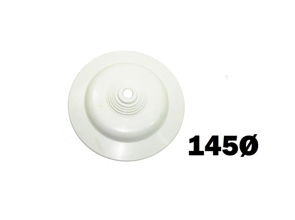 FLORON BLANCO GRANDE 145mm PLASTICO SIN PRENSACABLE BOLTZ
