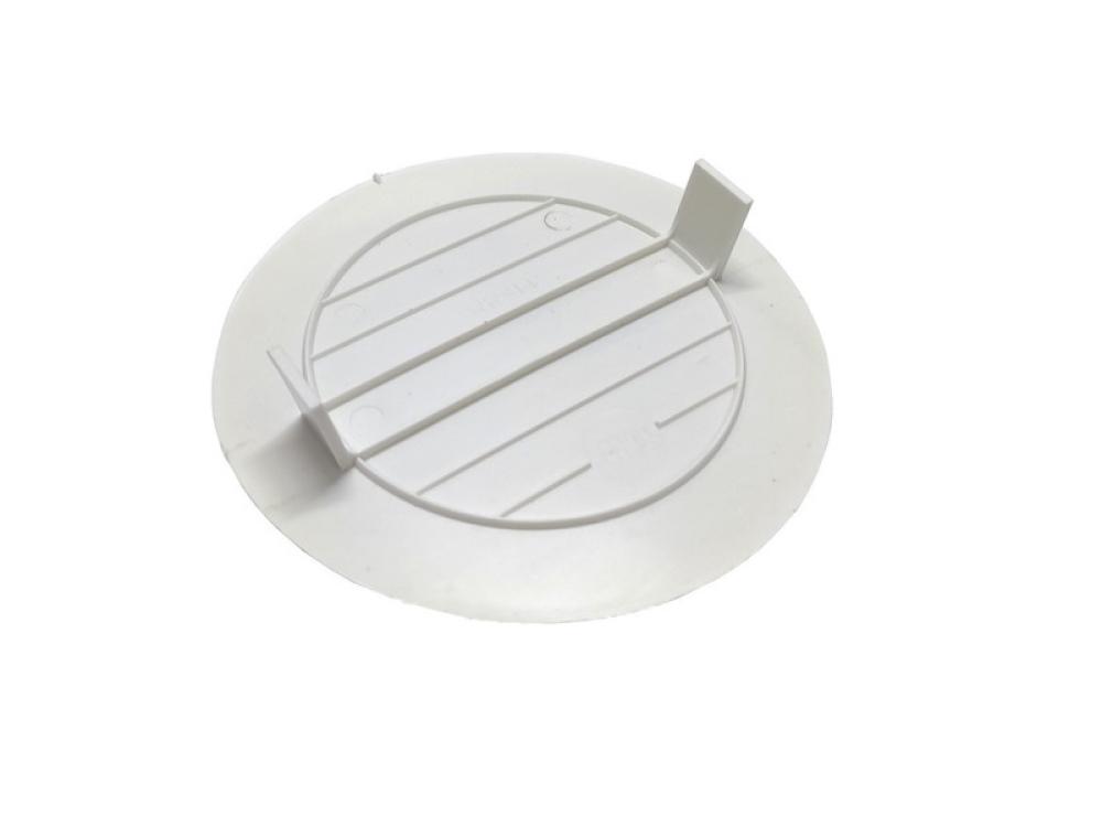 TAPA CIEGA A PRESION PVC REDONDA CHICA BLANCA BOLTZ