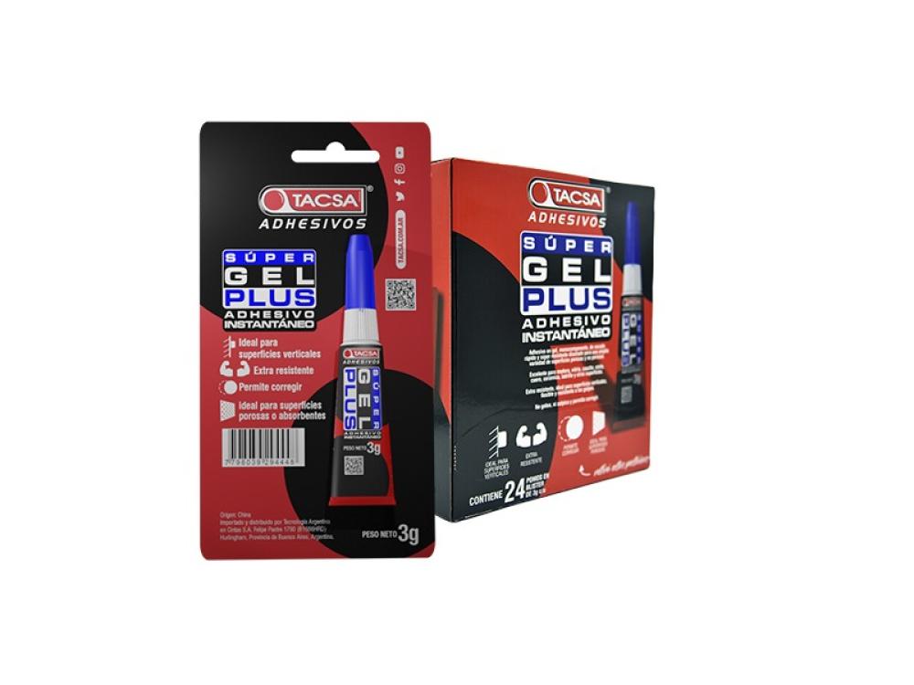 ADHESIVO INSTANTANEO GEL PLUS 2g TACSA