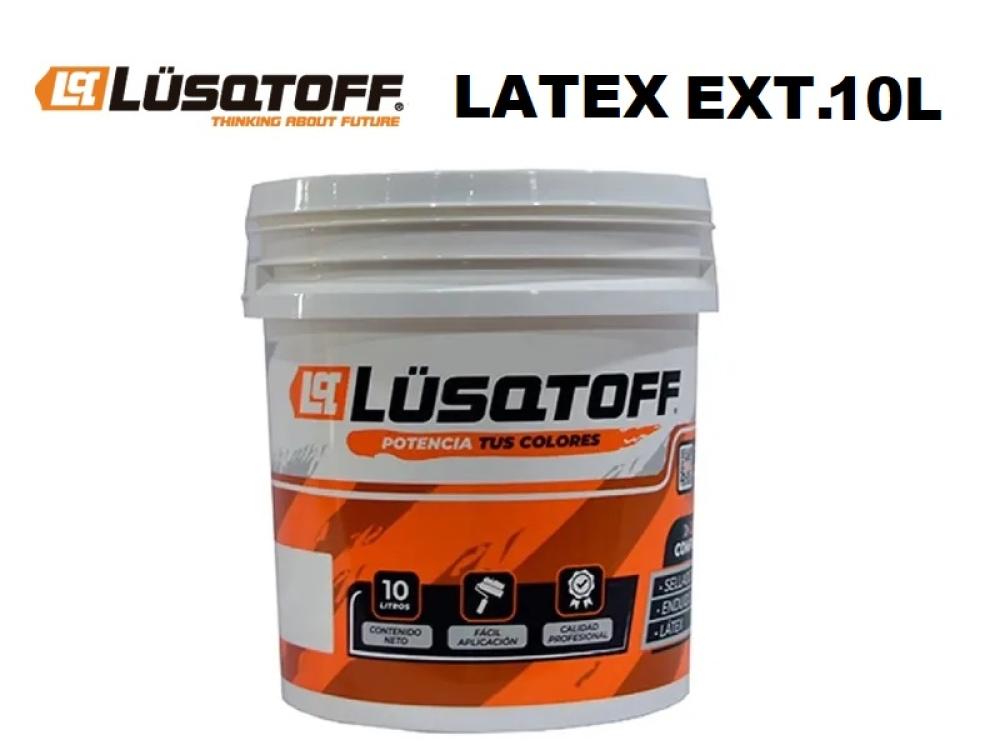 PINTURA LATEX EXTERIOR PROFESIONAL X 10L LUSQTOFF