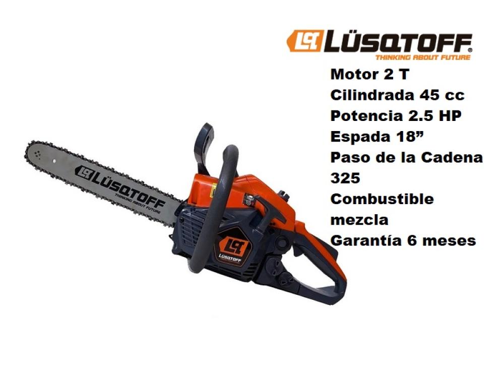MOTOSIERRA NAFTERA 18" 45CC LUSQTOFF