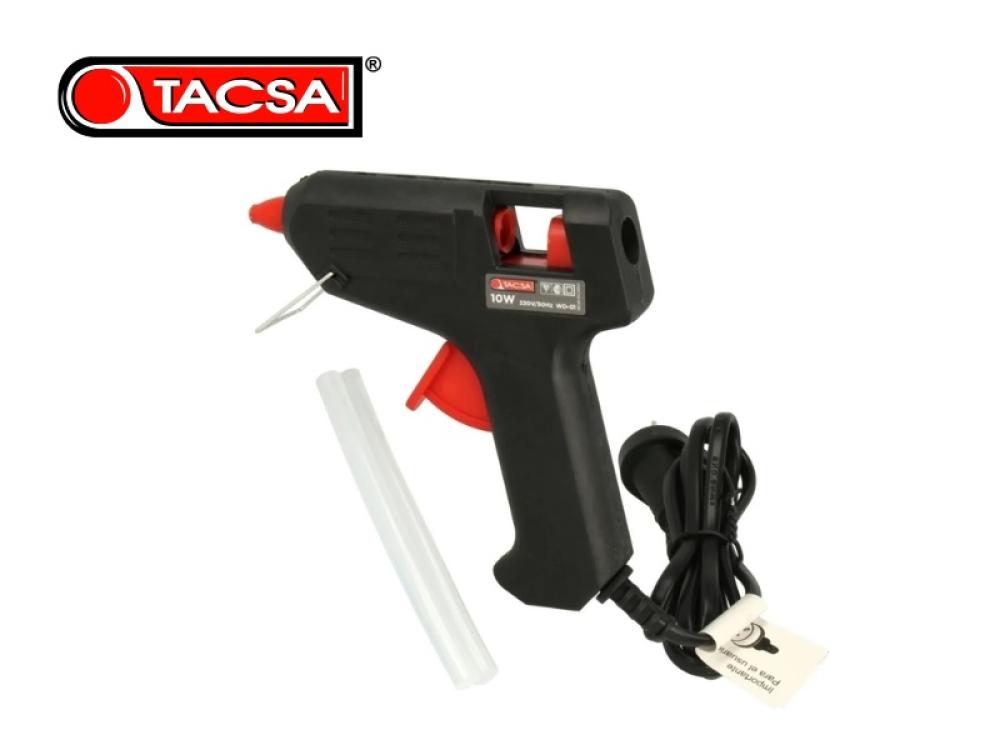 PISTOLA SILICONA 10W BARRA 7mm TACSA