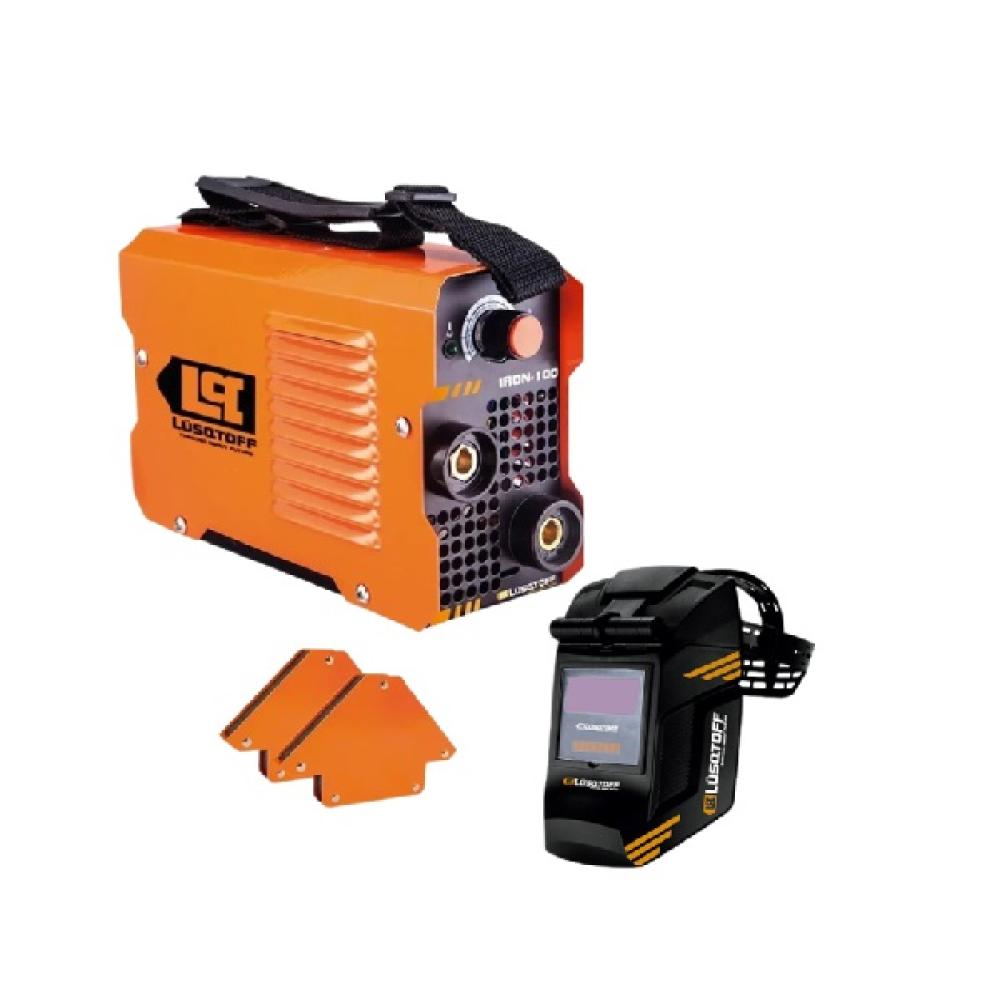 KIT SOLDADORA INVERTER MMA IRON 100 LUSQTOFF