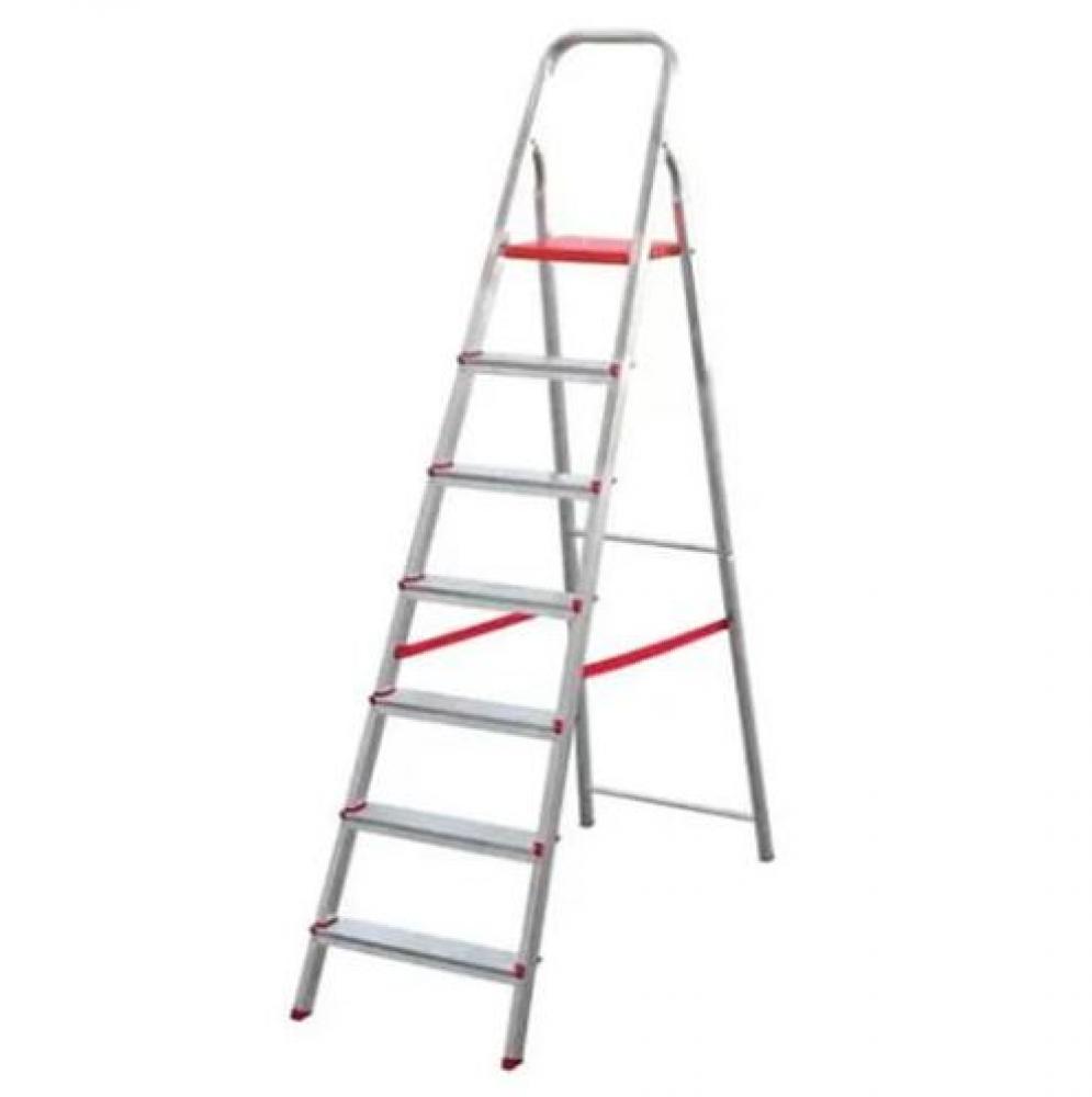 ESCALERA DE ALUMINIO 189cm 7 ESCALONES LUSQTOFF