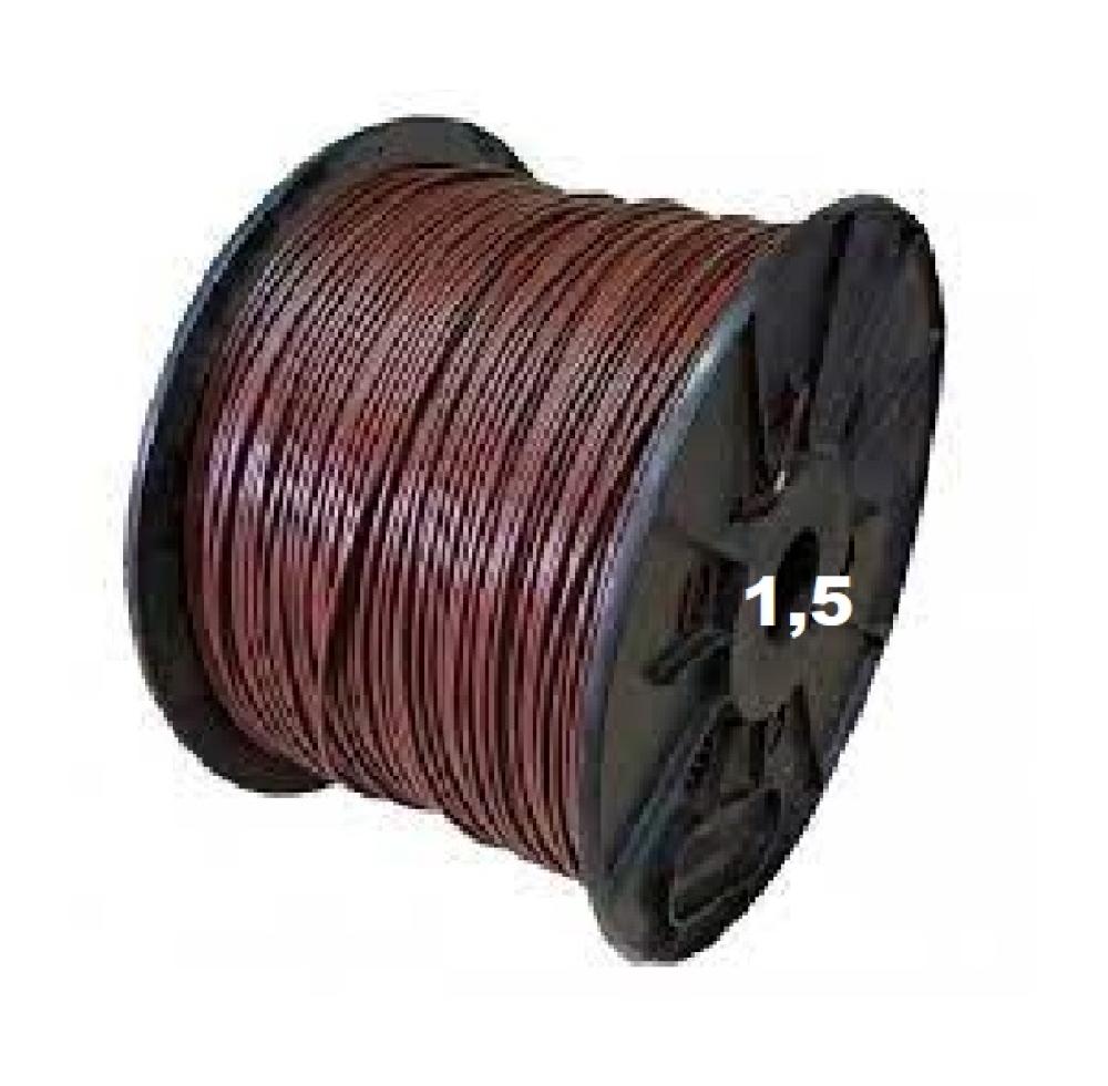 BOBINA CABLE UNIPOLAR 1x 1,5 MARRON WIREFLEX
