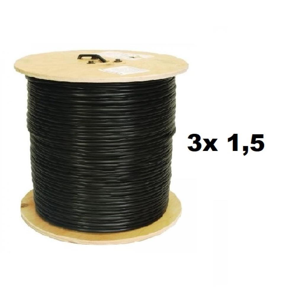 BOBINA CABLE TIPO TALLER 3x 1,5 WIREFLEX
