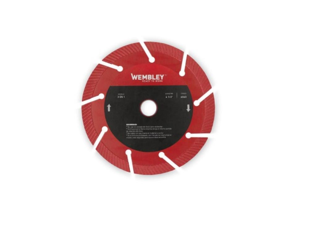 DISCO DIAM. WEMBLEY 4-½" 3 en 1 BREMEN