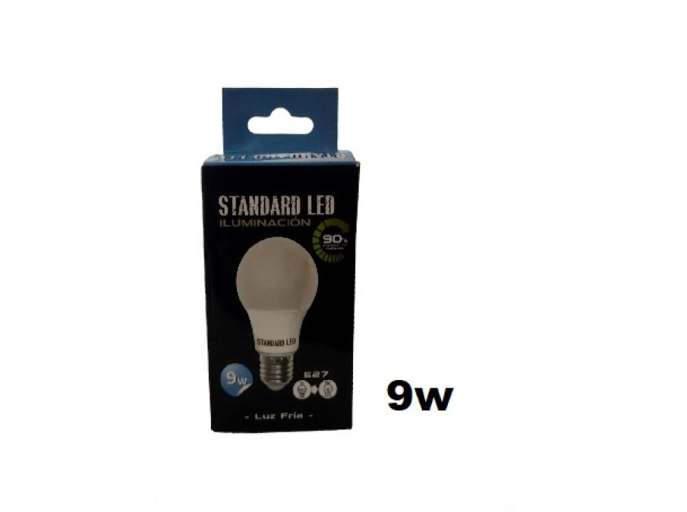LAMPARA LED 9W E27 LUZ DIA STANDAR LED