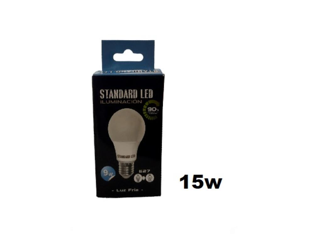 LAMPARA LED 15W E27 LUZ DIA STANDAR LED