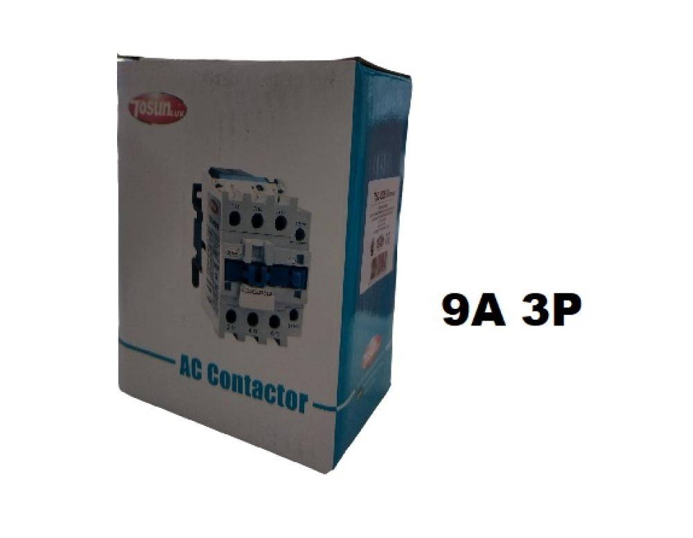CONTACTOR BOBINA 220V 9A 3P 1KW 1NA TOSUN