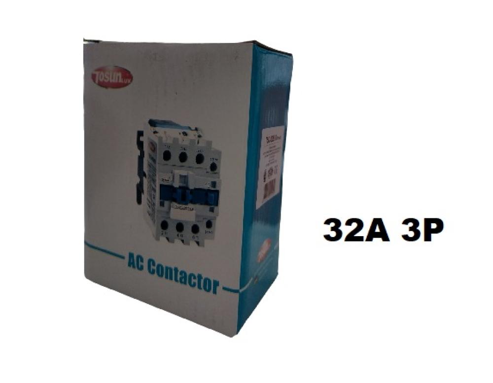 CONTACTOR BOBINA 220V 32A 3P 1KW 1NA TOSUN