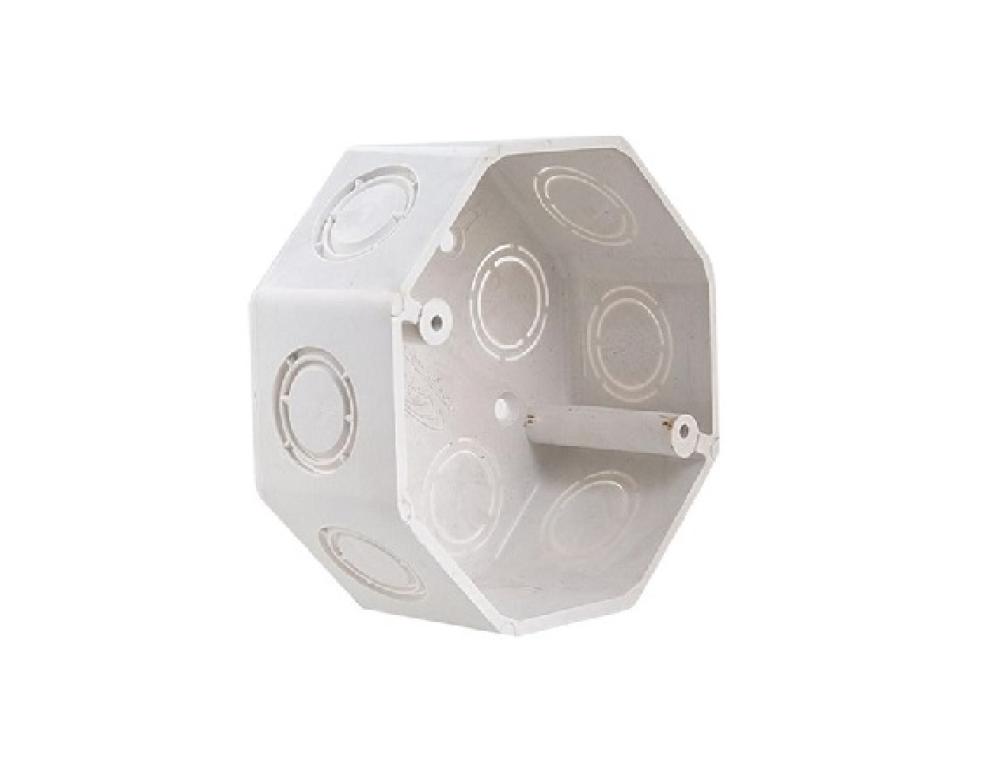 CAJA EMB OCTOGONAL CHICA PVC BLANCA BOLTZ