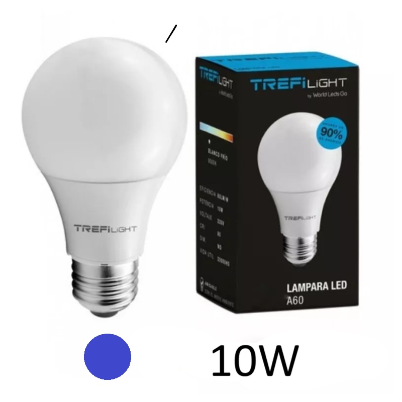 LAMPARA LED 10W E27 LUZ DIA TREFI