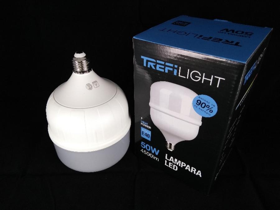 LAMPARA LED HI-POWER 50W E27 LUZ DIA TREFI
