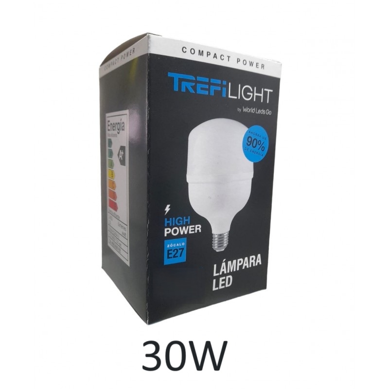 LAMPARA LED HI-POWER 30W E27 LUZ DIA TREFI