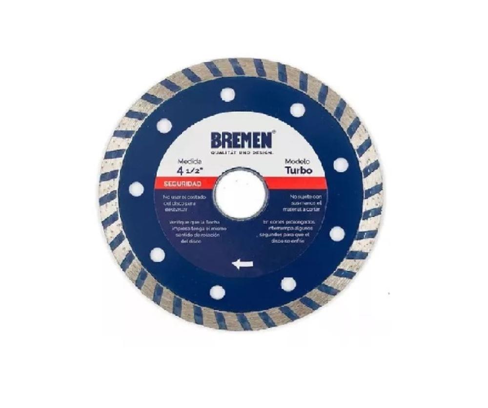 DISCO DIAM. 4-½" Combinado (TURBO) BREMEN
