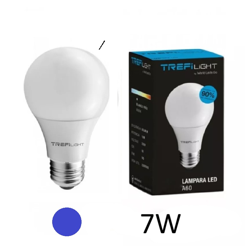 LAMPARA LED 7W E27 LUZ DIA TREFI