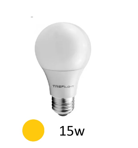 LAMPARA LED 15W E27 LUZ CALIDA TREFI
