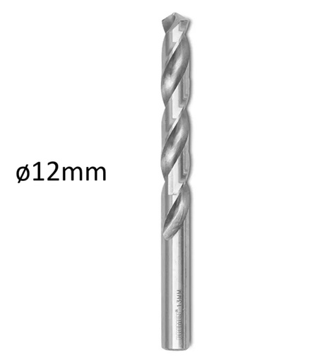 [6313-BREMEN] MECHA HSS (Acero Rápido) ø 12.00mm [ 5 unid] BREMEN