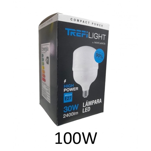 [IM1302010-TREFI] LAMPARA LED HI-POWER 100W E27 LUZ DIA TREFI