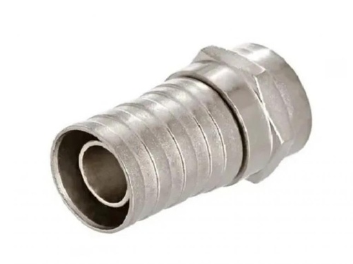 [B00333] FICHA F MACHO CON POLLERA PARA CABLE RG6