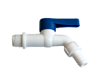 [10142-GINYPLAST] CANILLA ESFERICA DE 1/2 CON PICO DE ACOPLE RAPIDO GINYPLAST