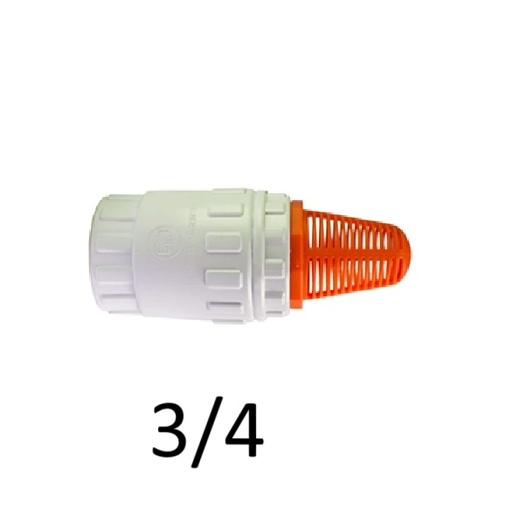 [20602-GINYPLAST] VALVULA DE RETENCION CON FILTRO 3/4" GINYPLAST
