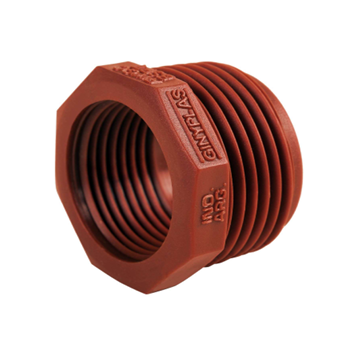 [41003-GINYPLAST] BUJE PP MACHO - HEMBRA REDUCCION 3/4” x 1/2” GINYPLAST
