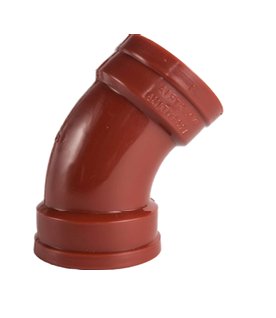 [41215-GINYPLAST] CURVA PP HEMBRA - HEMBRA A 45º 1” GINYPLAST