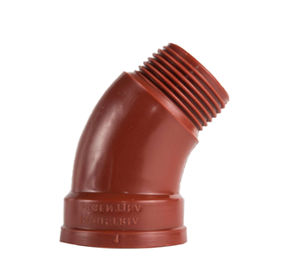 [41216-GINYPLAST] CURVA PP MACHO - HEMBRA A 45º 1/2” GINYPLAST