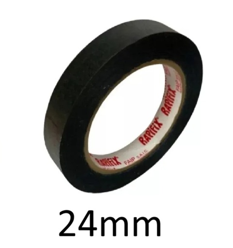[05200002400050] CINTA DE PAPEL 50m x 24mm NEGRA RAPIFIX