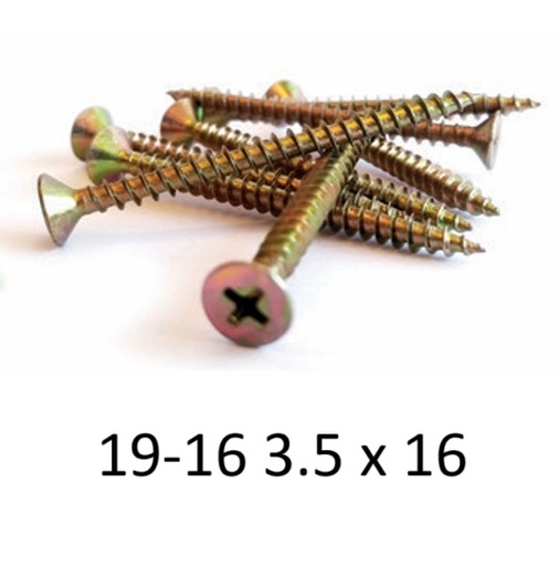 [137-019.016-BUL] BUL FIX P/MADERA 19-16 3.5X16 (500) BUL