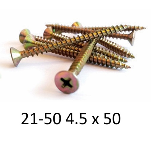 [137-021.050-BUL] BUL FIX P/MADERA 21-50 4.5X50 (250) BUL