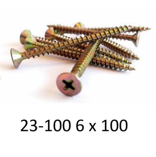 [137-023.100-BUL] BUL FIX P/MADERA 23-100 6X100 (250) BUL