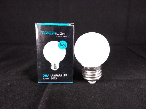 [IM1601002-TREFI] LAMPARA LED GOTA 2W E27 LUZ DIA TREFI