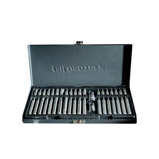 [L1047-LUSQTOFF] JUEGO DE PUNTAS TORX, HEXAGONALES Y MULTIESTRIAS 40 PIEZAS LUSQTOFF