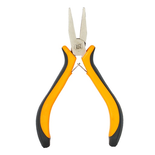 [L4058-LUSQTOFF] MINI PINZA DE PUNTA PLANA (125MM) LUSQTOFF