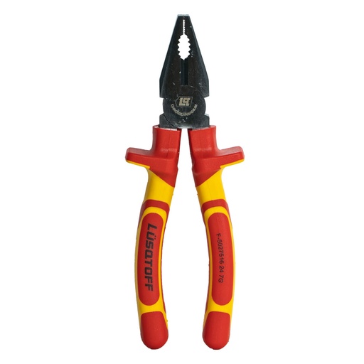 [L4242-LUSQTOFF] PINZA UNIVERSAL 7" (180MM) AISLACION 1000V PRO LUSQTOFF