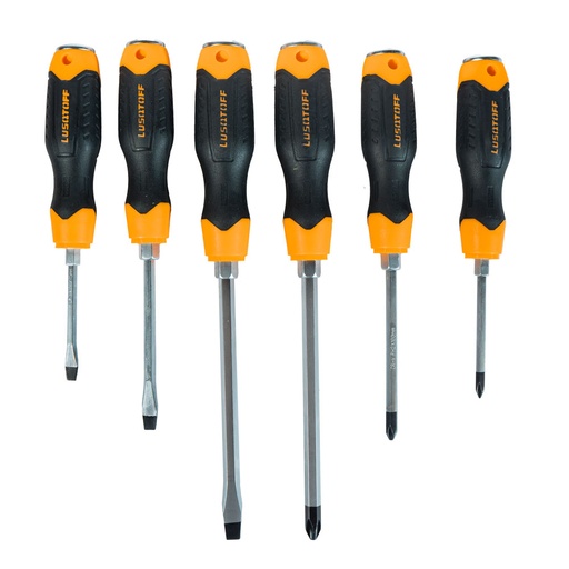[L6908-LUSQTOFF] (6)JUEGO DE 6 DESTORNILLADORES PASANTES LUSQTOFF