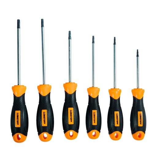 [L6914-LUSQTOFF] JUEGO DE 6 DESTORNILLADORES TORX LUSQTOFF