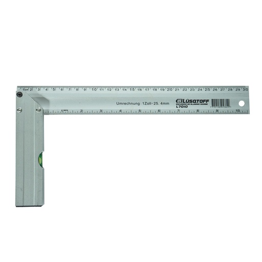 [L7012-LUSQTOFF] ESCUADRA DE ALUMINIO 350MM LUSQTOFF