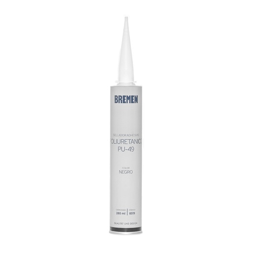[8519-BREMEN] Silicona Poliuretanica 300ml [Negro] (Caja x 12 Uni) BREMEN