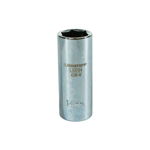 [L5034-LUSQTOFF] BOCALLAVE HEXAGONAL LARGO 14MM ENCASTRE 1/4 LUSQTOFF