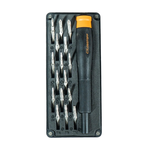 [L6929-LUSQTOFF] DESTORNILLADOR DE PRECISION DE 17 PIEZAS LUSQTOFF