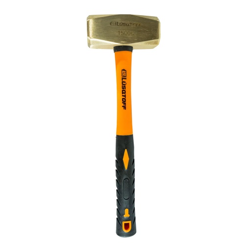 [L8804-LUSQTOFF] MAZA ANTICHISPA 1500G CON CABO DE FIBRA LUSQTOFF