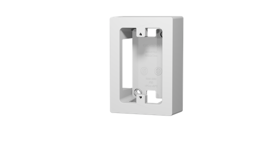 [02219PB-GENROD] CAJA MONOBLOCK RECTANGULAR SOBREPONER BLANCA GENROD