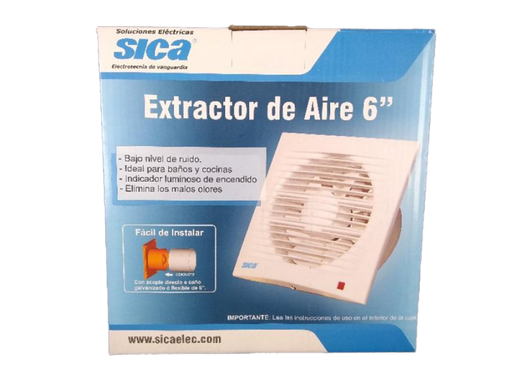 [915005] EXTRACTOR DE AIRE 6" 19W 220V SICA